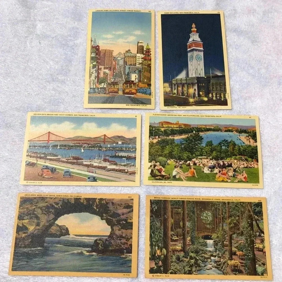 Vintage Postcards from San Francisco Bay Area Cira 1898- 1901 - Picture 1 of 11